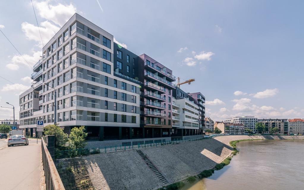 Apartament Studio Z Widokiem Na Odre Bulwary Ksiazece วรอตซวาฟ ภายนอก รูปภาพ